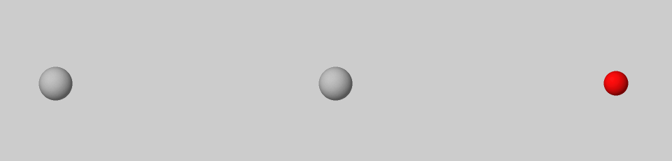 AG2O Óxido de Plata modelo 3D estructural